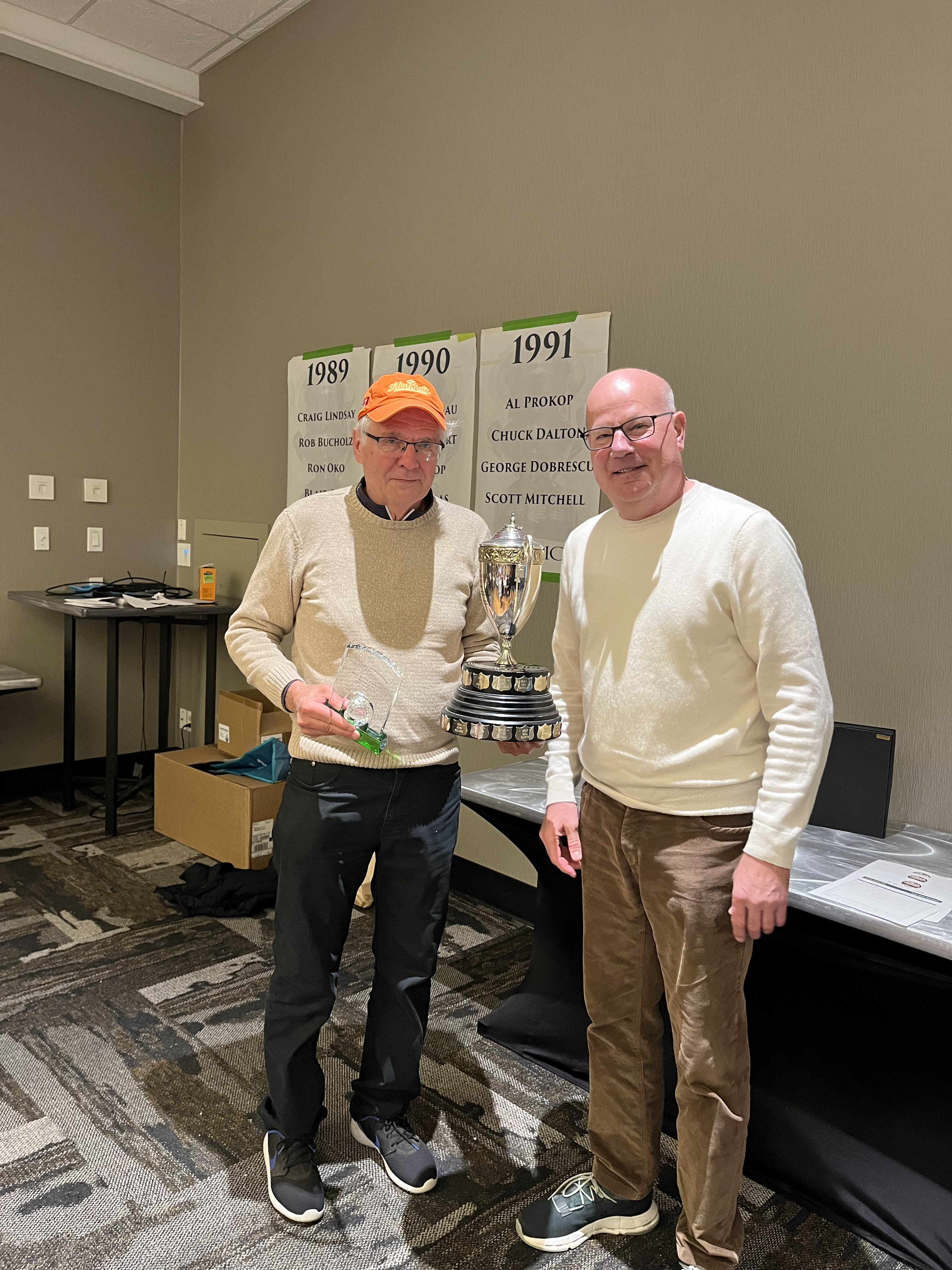 Neil Reid receiving the 2026 Bill Keeley Award